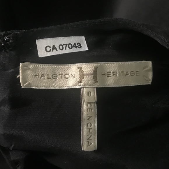 Halston Heritage Black Dress - size 0 - Picture 4 of 4